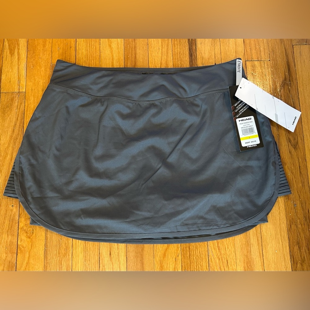Head Women's Charcoal Tennis Skort